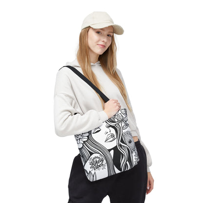 Kikay Vibes Floral Tote Bag for Everyday Use, Eco-Friendly Shopping, Kikay Vibes Design
