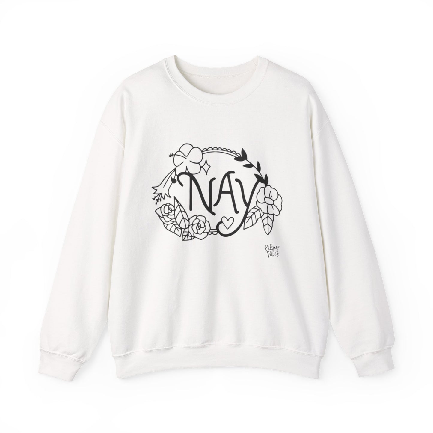 Nay Floral Wreath Crewneck Sweatshirt