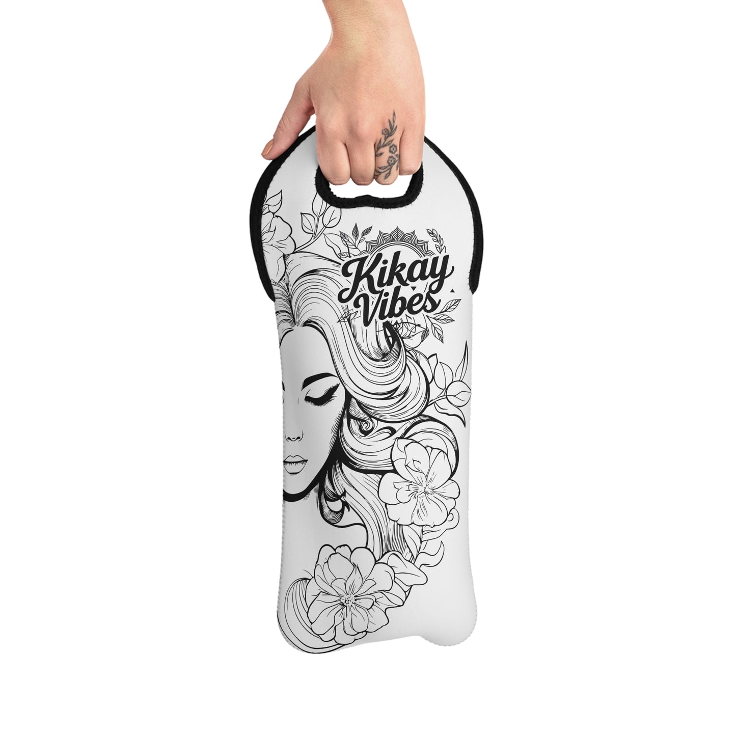 Kikay Vibes Wine Tote Bag for Stylish Sippers