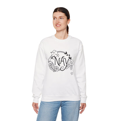 Nay Floral Wreath Crewneck Sweatshirt