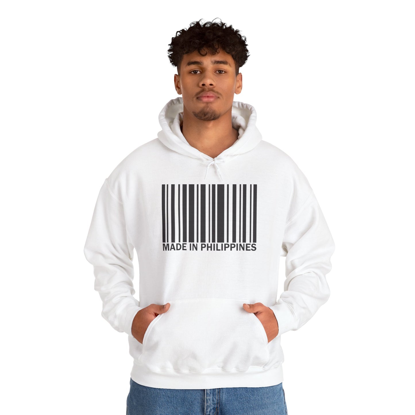 Made in Philippines Barcode Hoodie