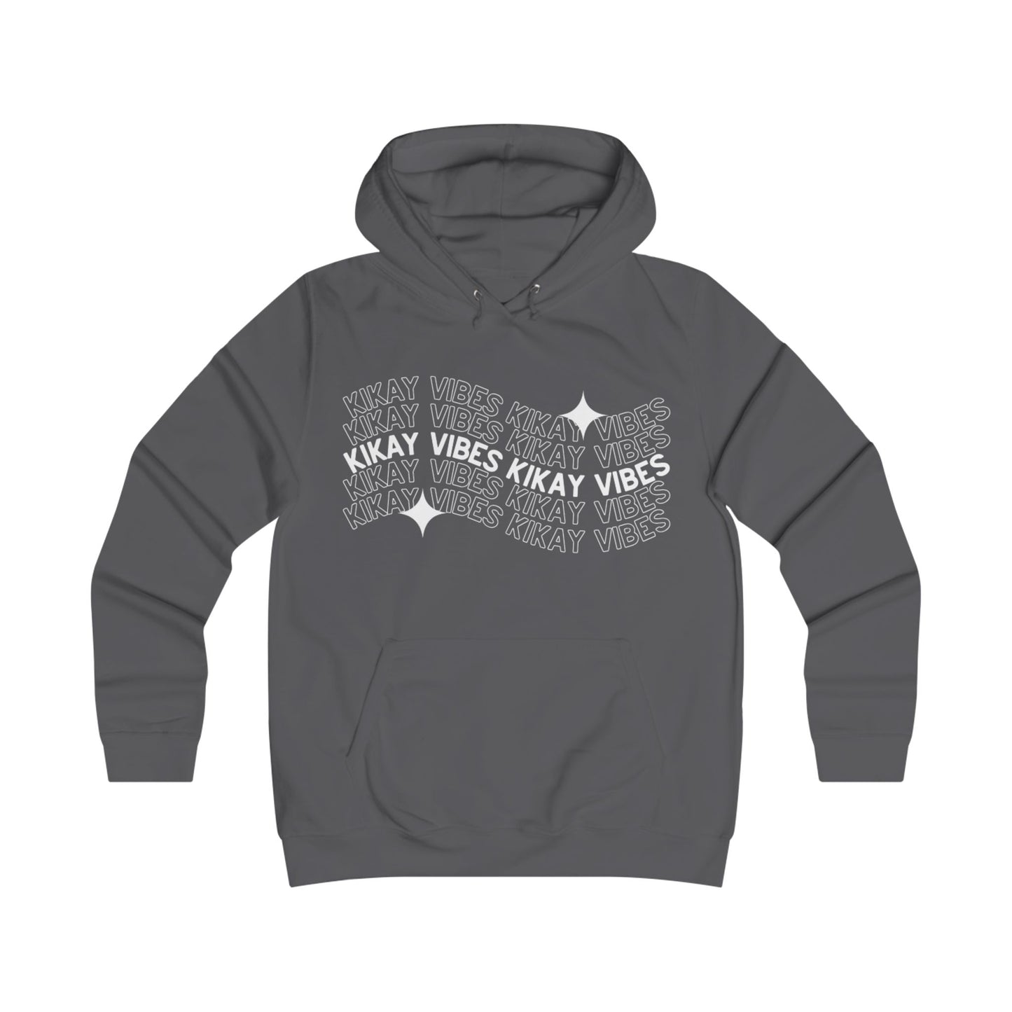 Kikay Vibes Hoodie — Girly College Aesthetic Sweatshirt