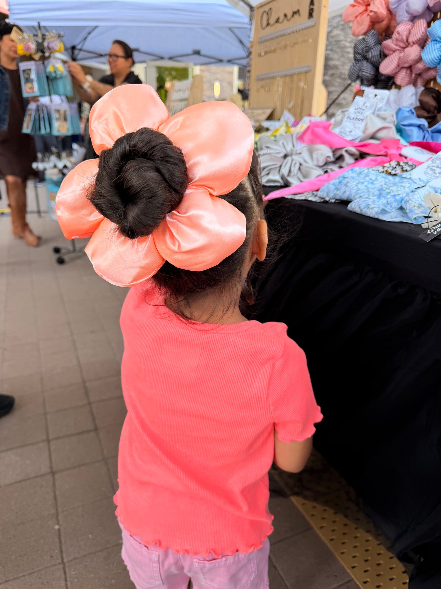 Flower Scrunchies Pastel